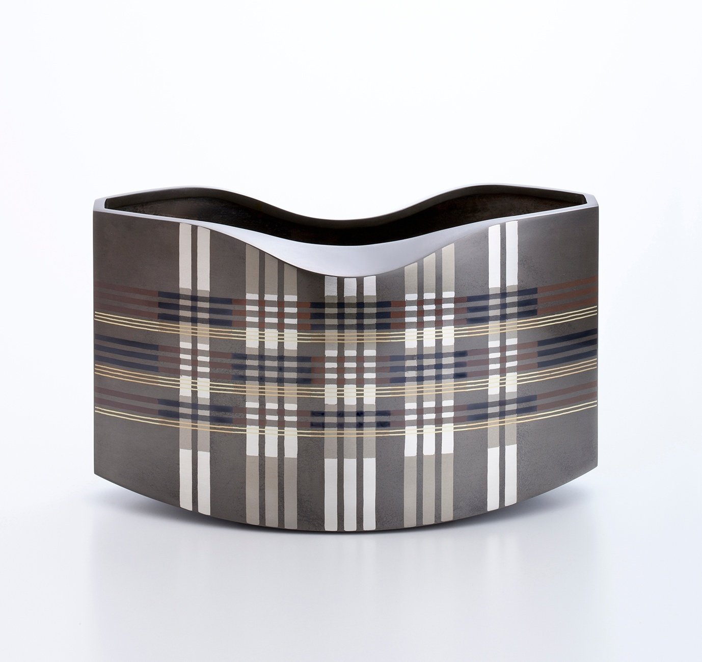 人間国宝 中川衛作 銀象嵌 香りの器 香炉 ポプリ・オイル付 共箱