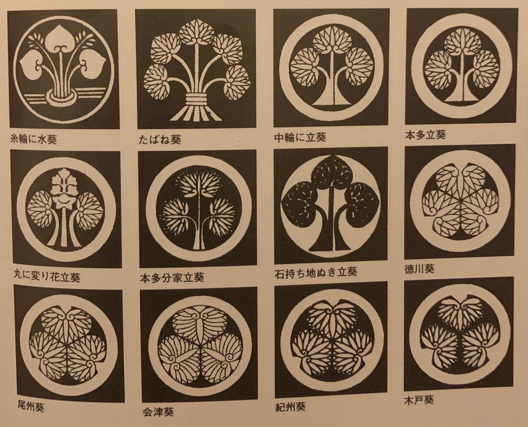 三つ葵紋 丸瓦 三つ葉葵紋 丸瓦 丸に一つ葵 –