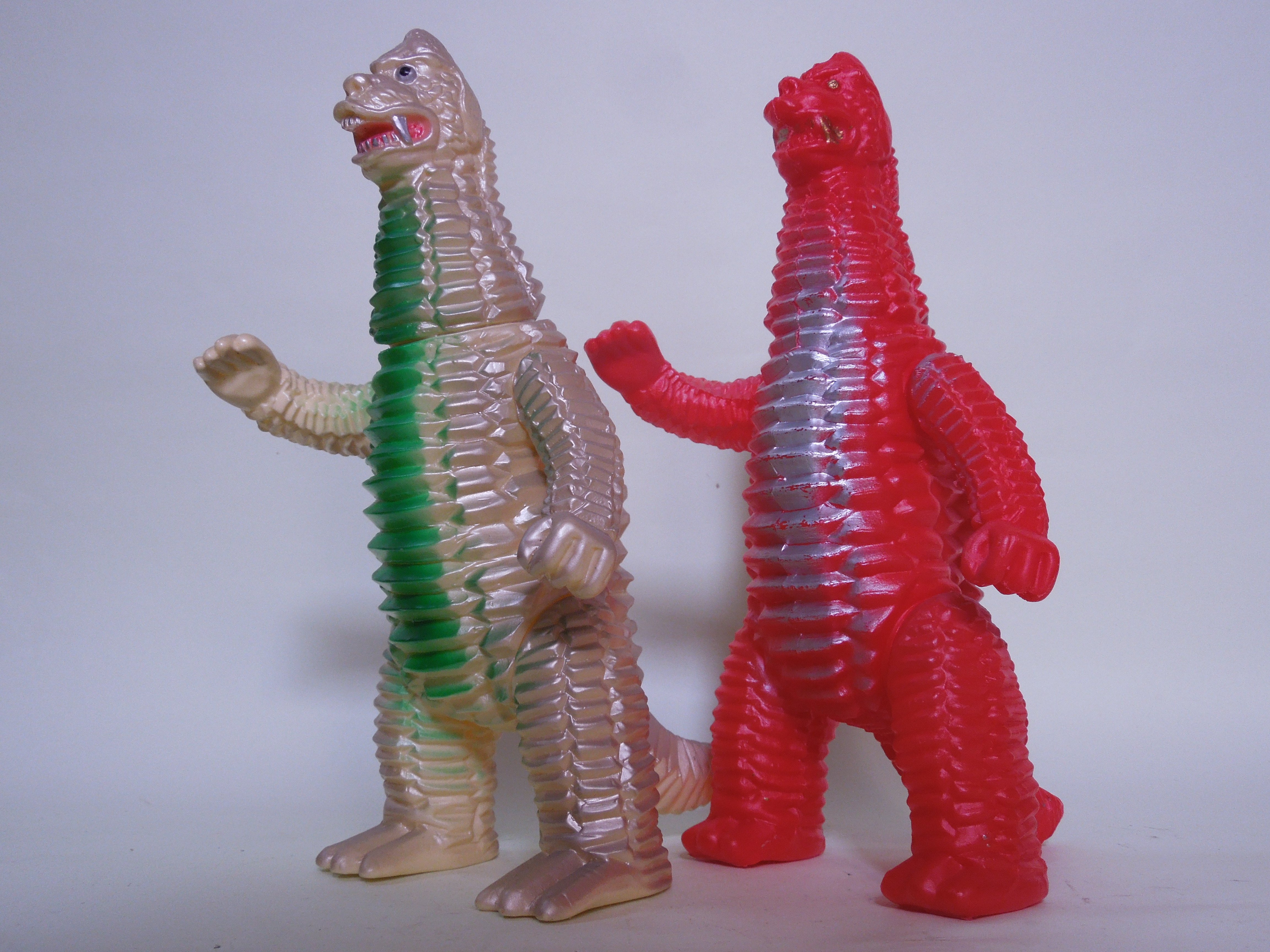 レッドキング 当時物マルサン製&ブルマァク復刻製 スタンダード