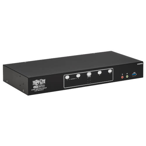 4-Port KVM USB 3.0, 4K HDMI, Dual Display | Eaton