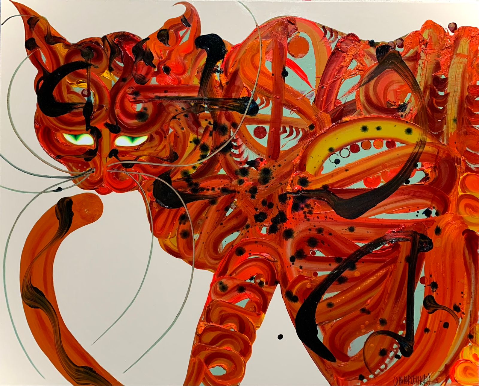 木原千春 版画CERTAIN CAT ED30 chiharu kihara絵画