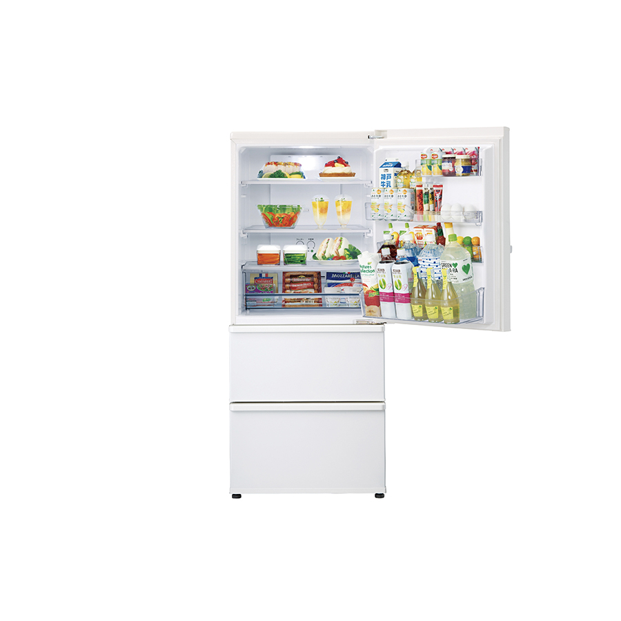 AQUA ノンフロン冷凍冷蔵庫 AQR-SV27P AQUA 3ドア冷蔵庫 自動製氷 272L