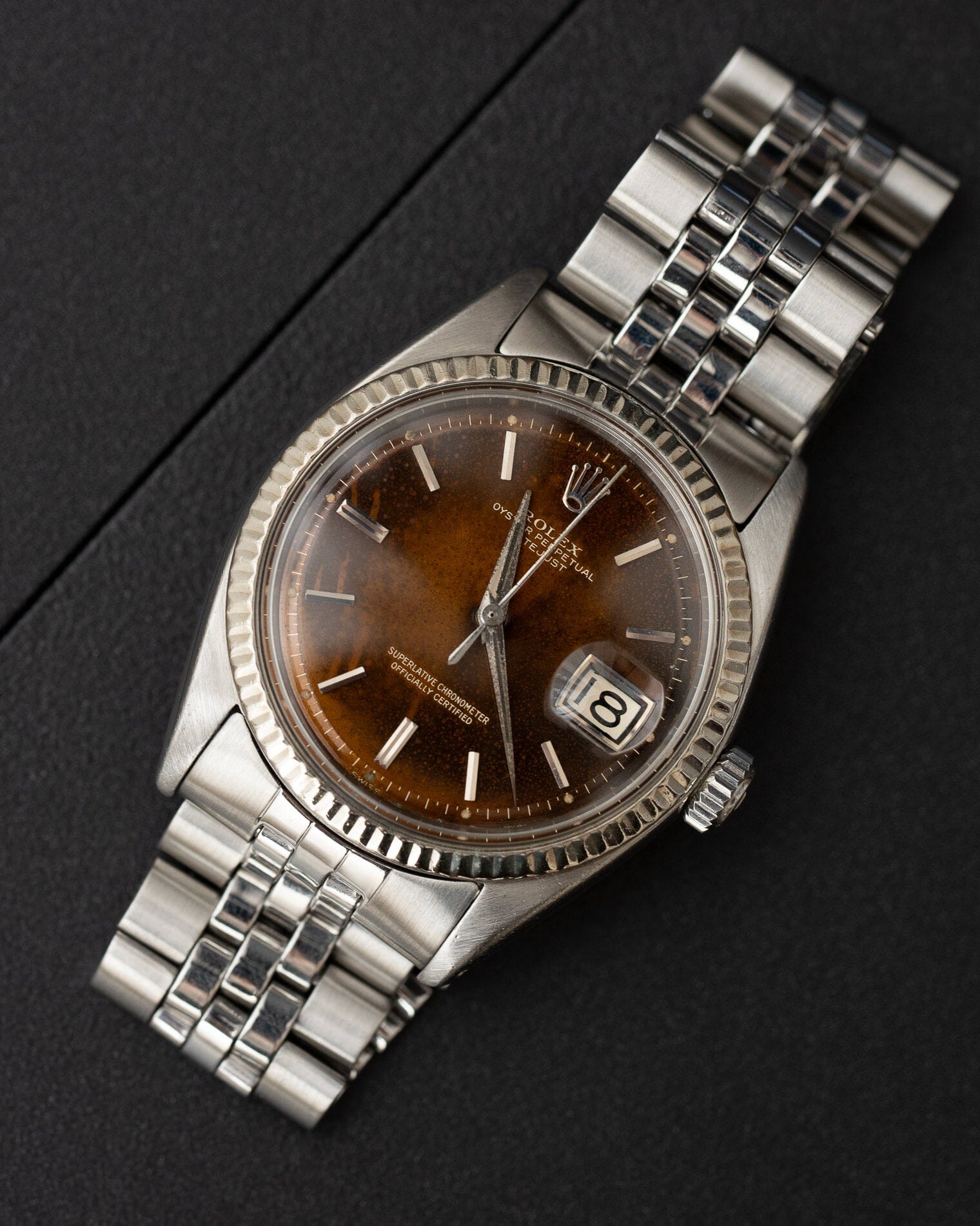 ロレックス デイトジャスト Ref.1601 トロピカルブラウンミラー 1962