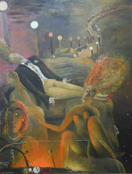 織田広比古 カフェテリアの女達 織田広比古 カフェーの女 | 絵画など