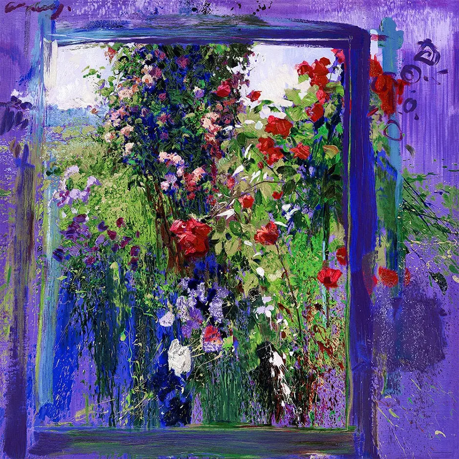 J.トレンツ・リャド 版画「エルベストンの森」