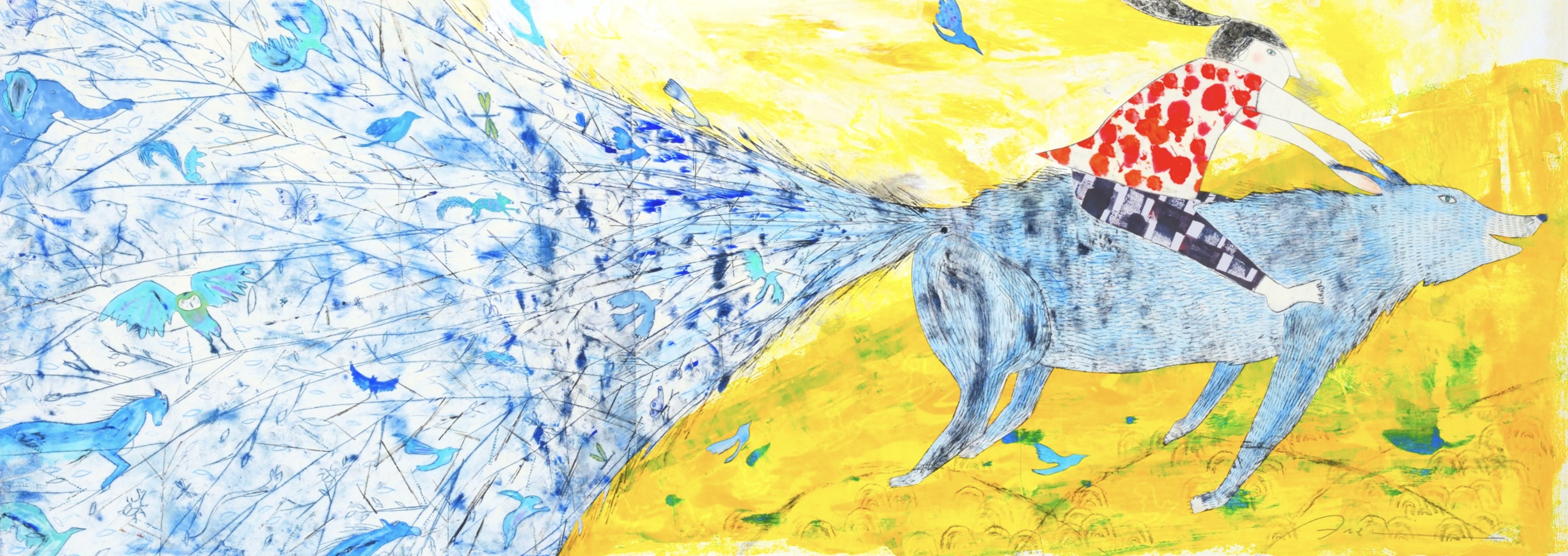 人気アーティスト蟹江杏の画業25周年記念新作展が銀座にて開催