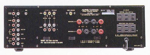 ALPINE/LUXMAN LV-105 Specifications Alpine / Luxman