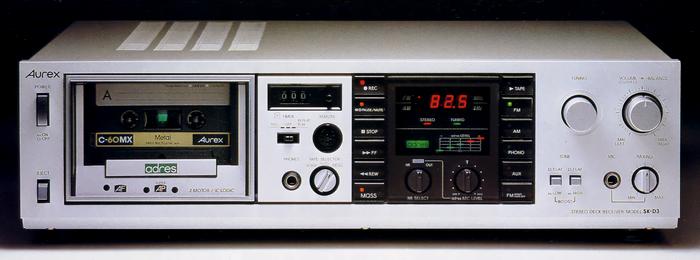カセットレコーダー】Aurex SK-D1 ジャンク カセットレコーダー】Aurex
