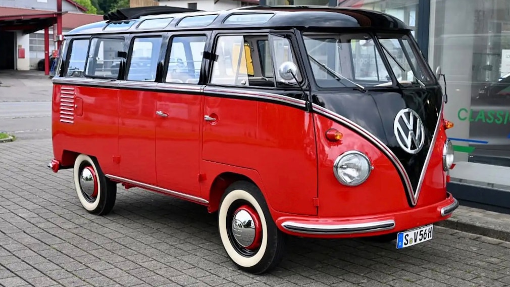 このT1サンバ バスなんぼ？】ひょえー高ーい このほぼ70年前のVWサンバ