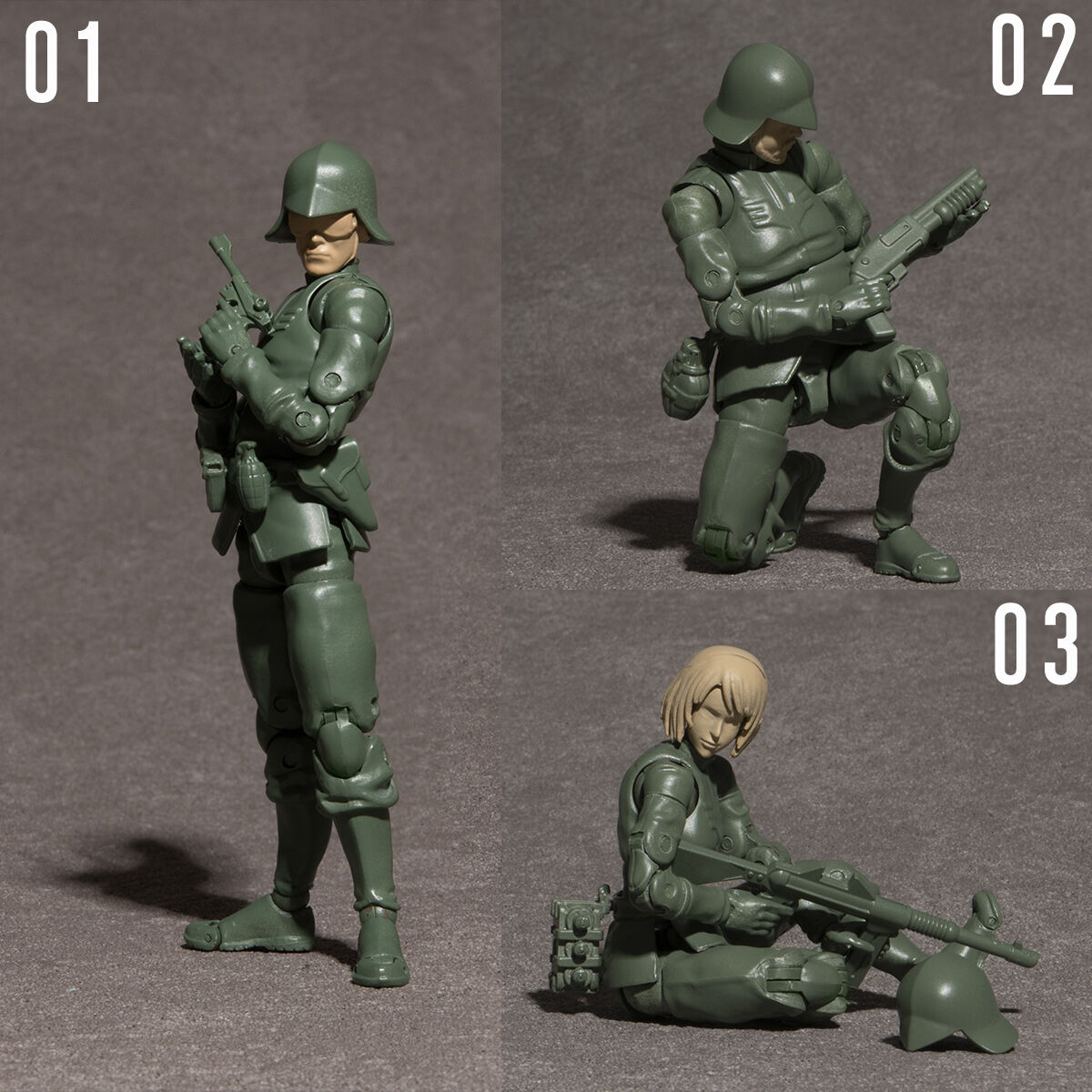 G.M.G.PROFESSIONAL 機動戦士ガンダム ジオン公国軍一般兵士01～03