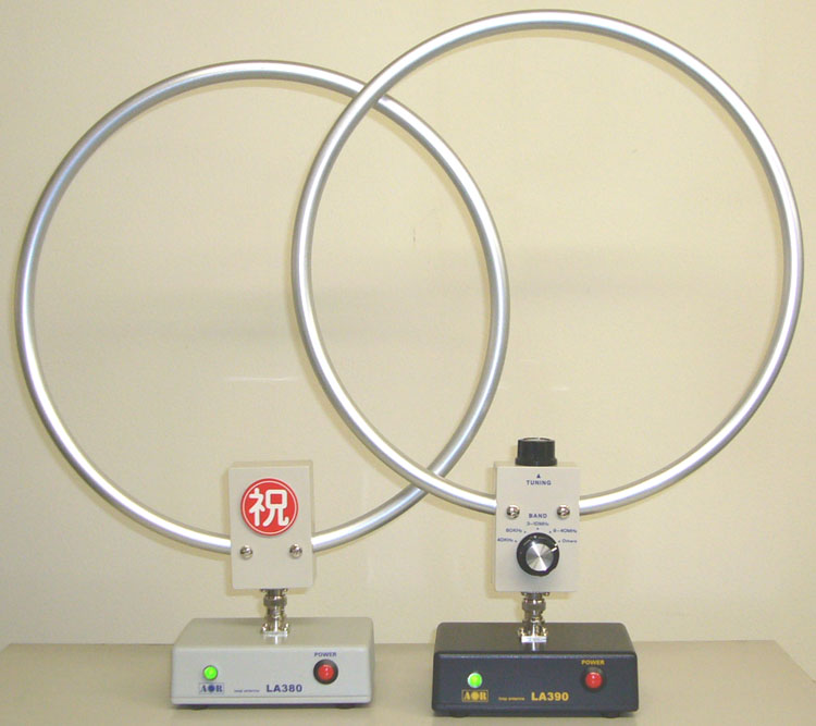 動作未確認 AOR LA-390 屋内用ループアンテナ 受信用LOOPアンテナ