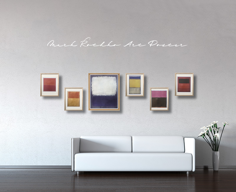 マーク・ロスコ フレーム入りアートポスター | ボー・デコール