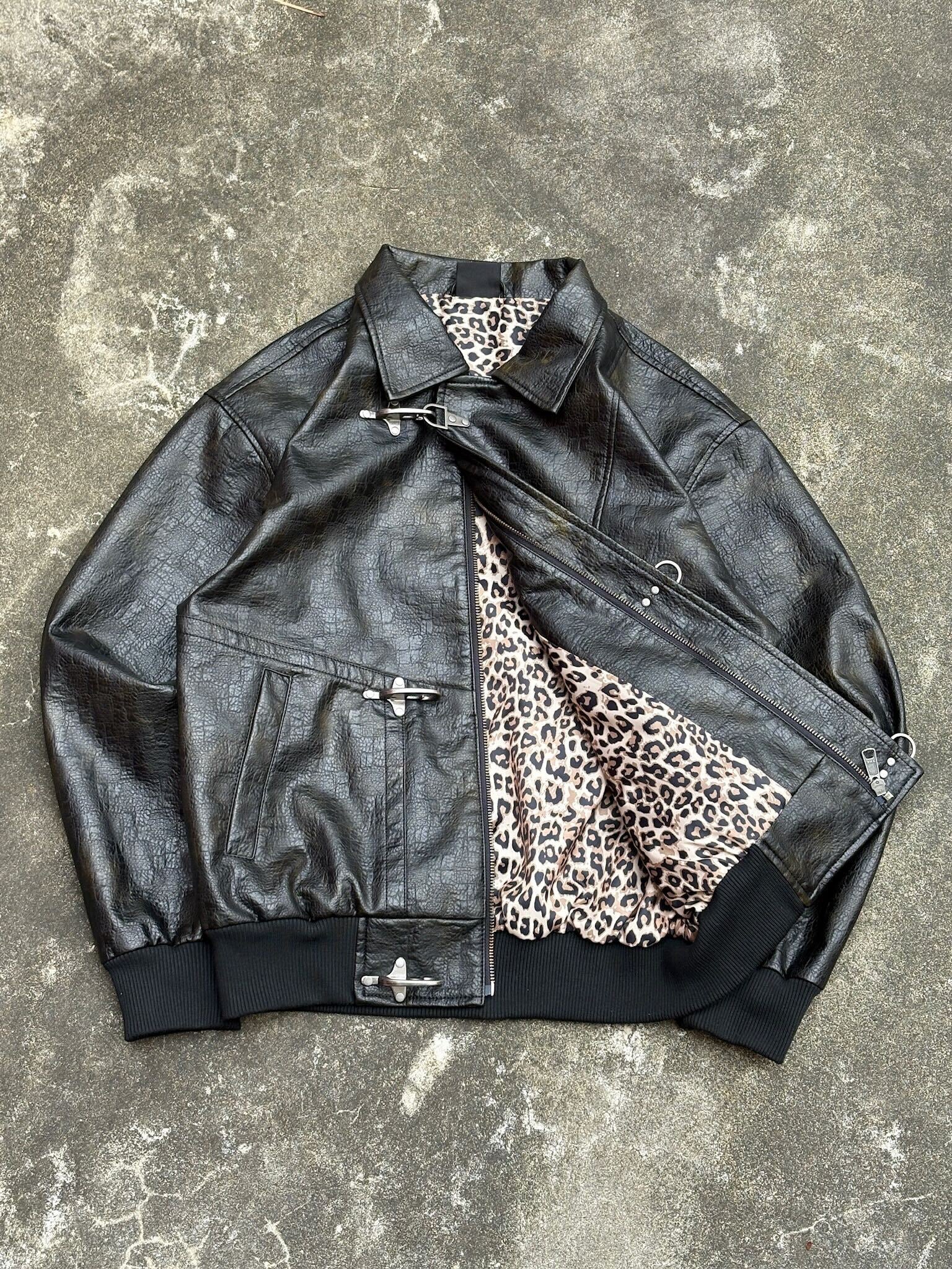 Leopard-Lined Fireman Jacket – BELVET
