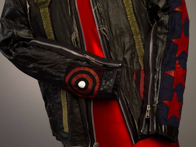 BONO'S STAGE WORN BULLET LEATHER JACKET FROM THE