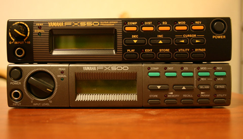 Yamaha FX550 ギターエフェクトプロセッサー ヤマハ FX550 ギター