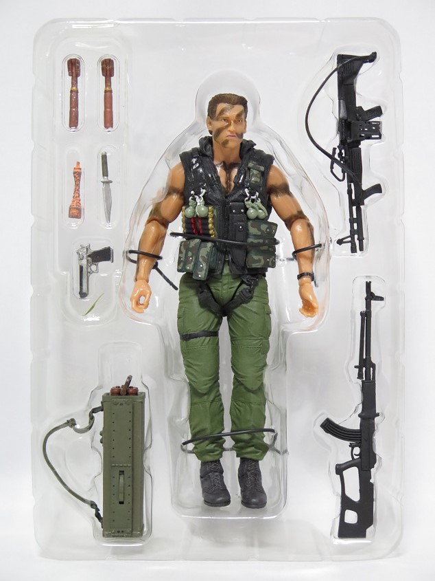 NECA コマンドー シュワルツェネッガー COMMANDO フィギュ