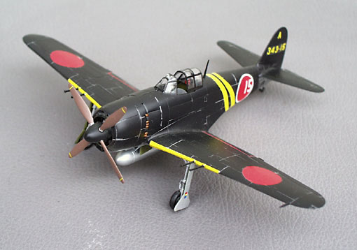 ゼロ戦 、紫電改、疾風 プラスチックモデル3機 ゼロ戦 、紫電改、疾風