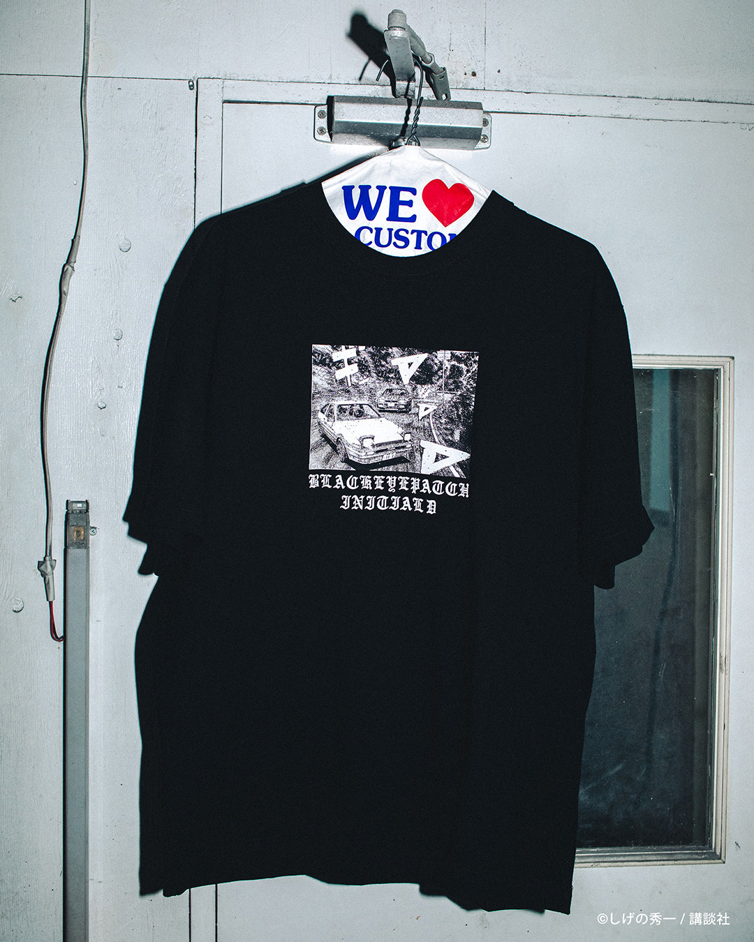 INITIAL D TEE BLACK – BlackEyePatch