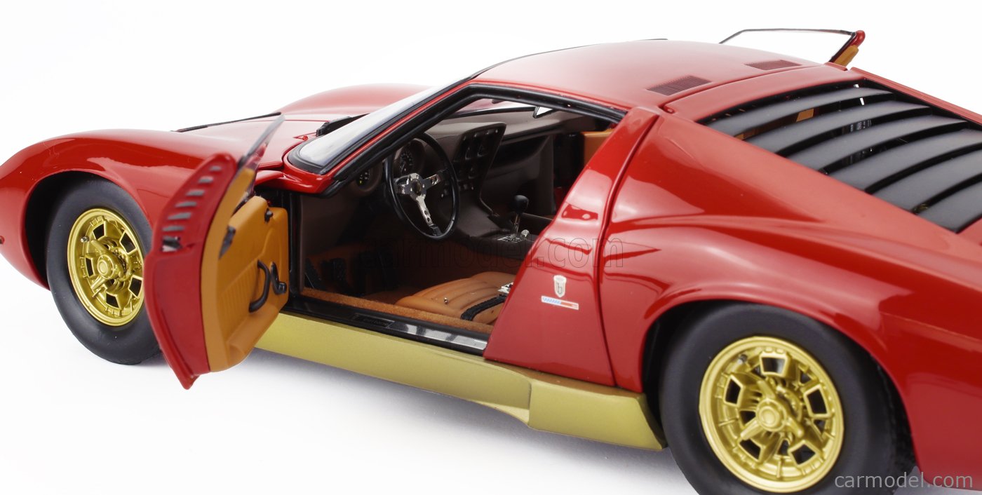 KYOSHO 08314R Масштаб 1/18 | LAMBORGHINI MIURA P400 1968 RED GOLD