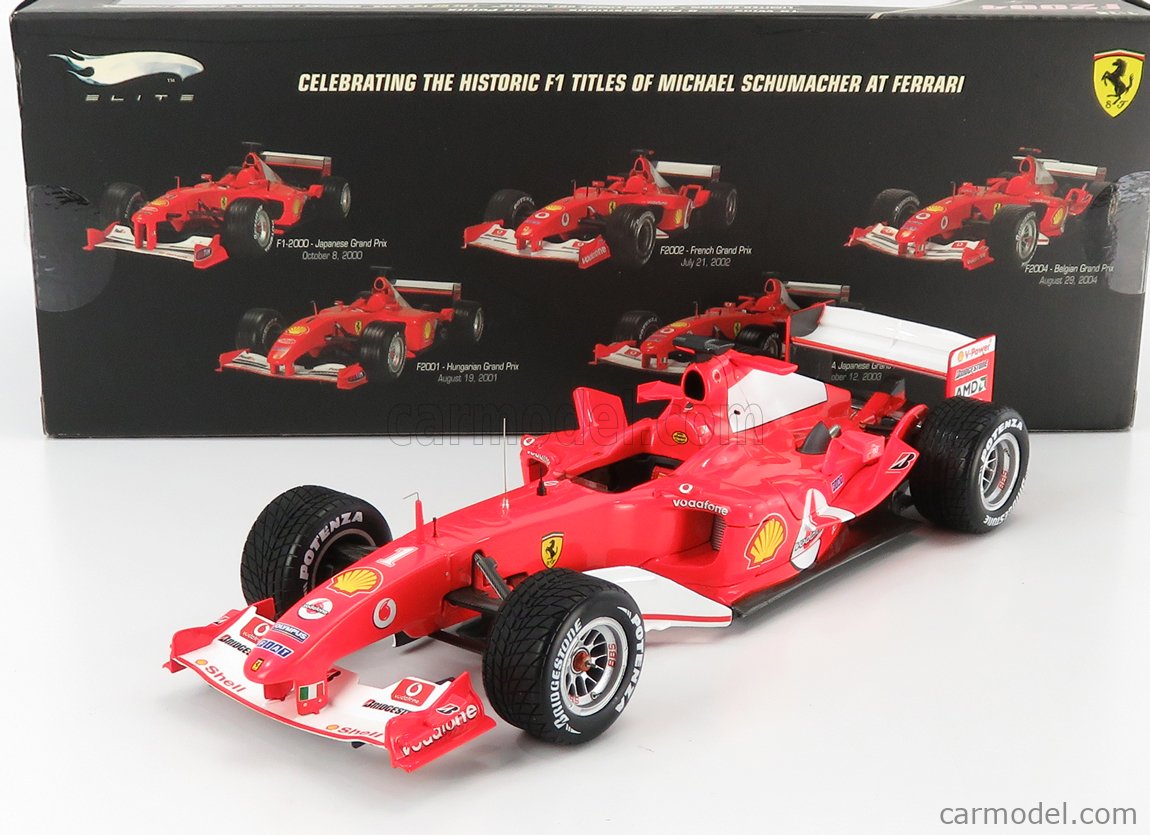1/18 Hot Wheels Ferrari F2004 シューマッハ #5 1/18 Hot Wheels