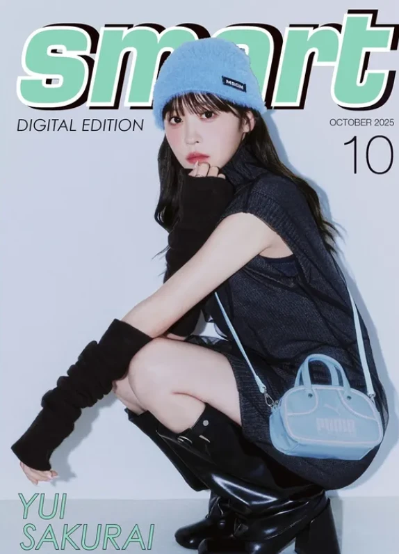 男性ファッション誌「smart」、表紙にFRUITS ZIPPER櫻井優衣を初起用