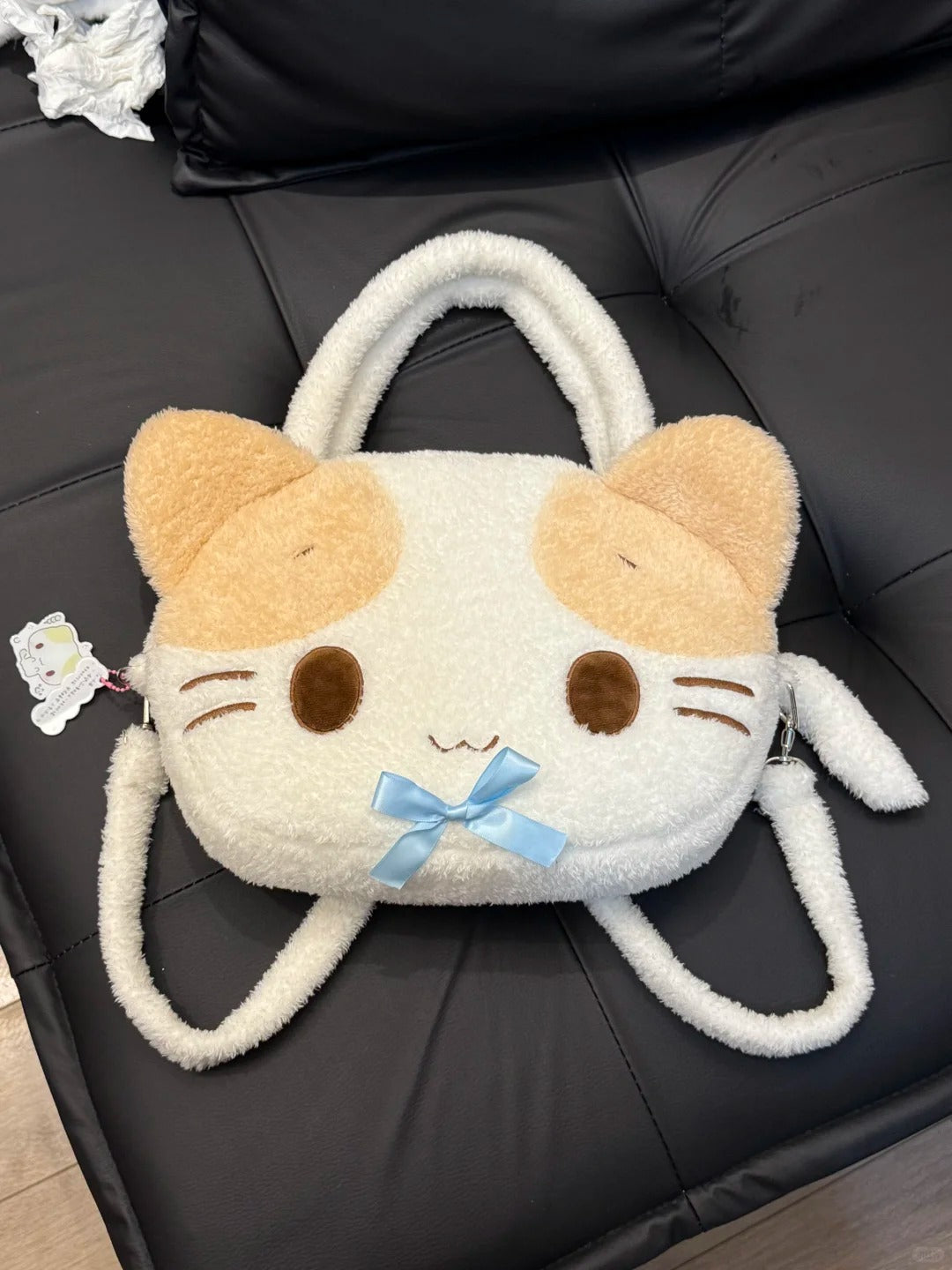 マシュマロみたいなふわふわにゃんこ バッグ マシュマロみたいな