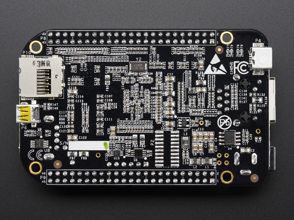 BeagleBone Black Rev C - 4GB Flash - Pre-installed Debian