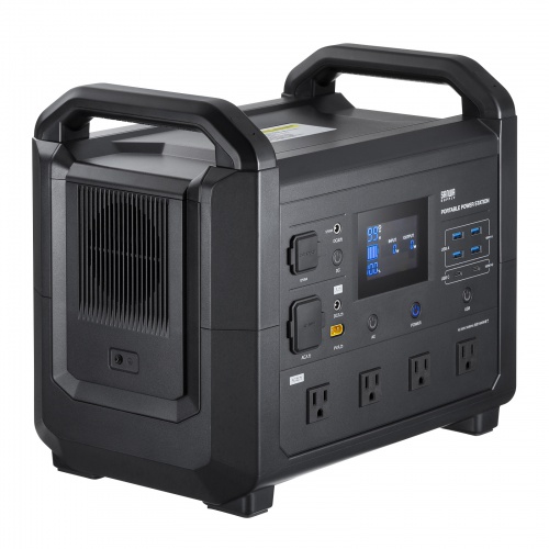 ACEMO ポータブル電源 1200W 1075Wh 黒 防災 停電 キャンプ用 ⭐️新品