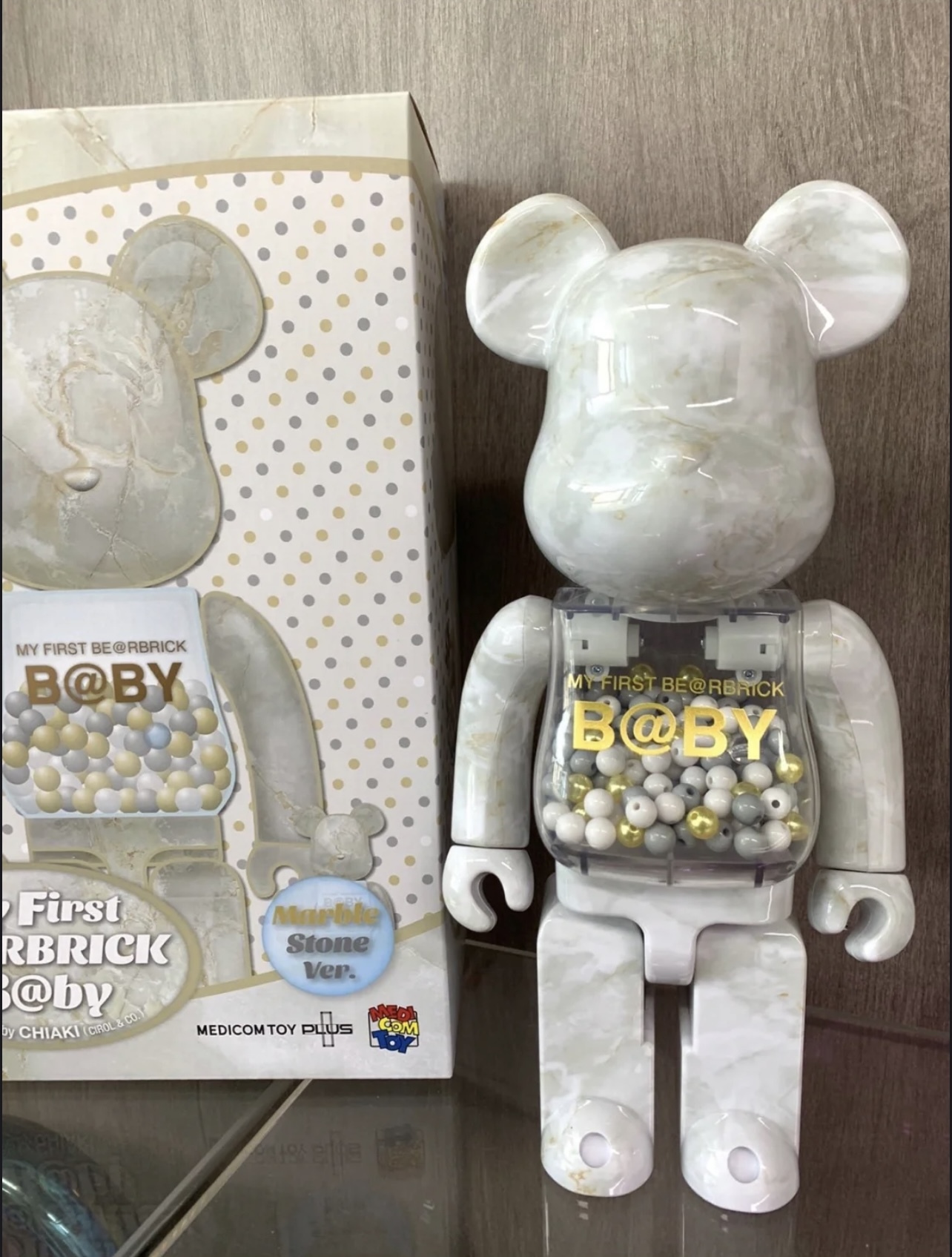 MY FIRST BE@RBRICK B@BY MARBLE 100％ 400％ MY FIRST R@BBRICK B@