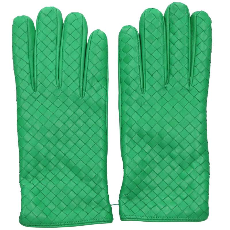 BOTTEGA VENETA イントレチャートレザーグローブ85 BOTTEGA VENETA