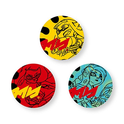 スプラトゥーン3 缶バッジ3種セット チョコレートフェス スプラ