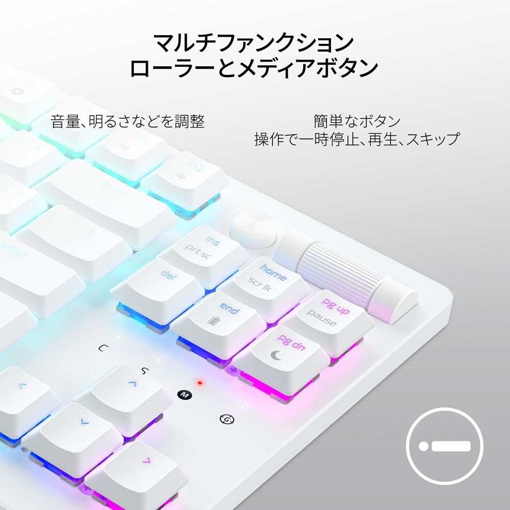 Razer レイザー DeathStalker V2 Pro Tenkeyless JP White Edition