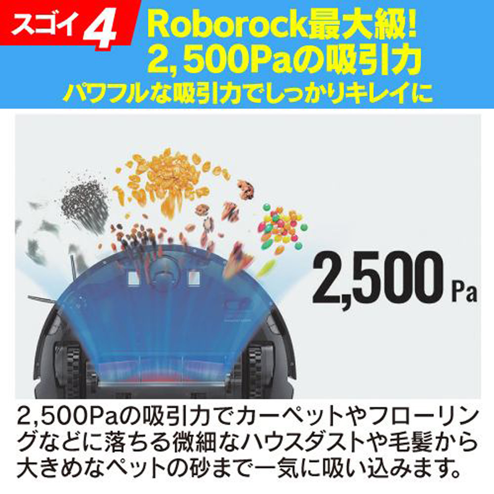 Roborock ロボロック E552-04 ROBOROCK E5掃除ロボット(黒)｜ツクモ