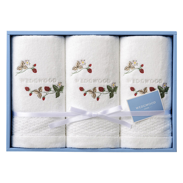 ウェッジウッド[うぇっじうっど]のフェイスタオル3枚セット｜お祝い