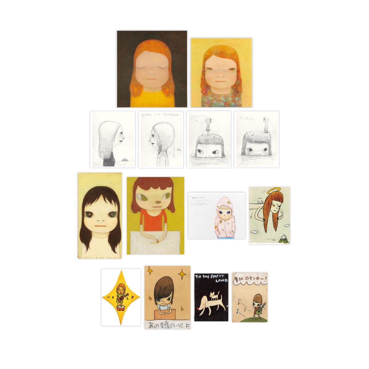 奈良美智台湾特展 / ポストカードセット | YOSHITOMO NARA The Works