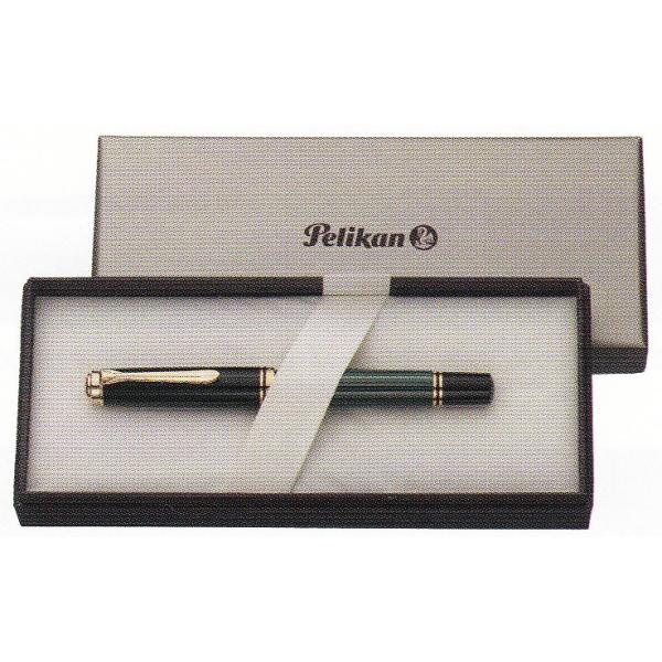 万年筆EF） ペリカン スーベレーン M300 緑縞 万年筆 ペン先EF 極細