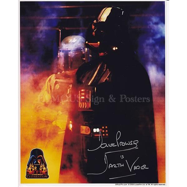 starwarsスターウォーズ ダースベーダー 直筆サインオートグラフ01/50