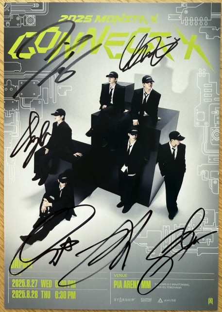 マンウィズ メンバー直筆サイン入りポスター MAN WITH A MISSION 直筆