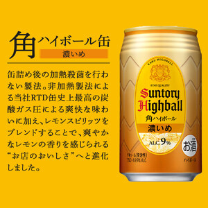 サントリー〉角ハイボール【濃いめ】350ml缶×24本（1ケース）｜ ハイ