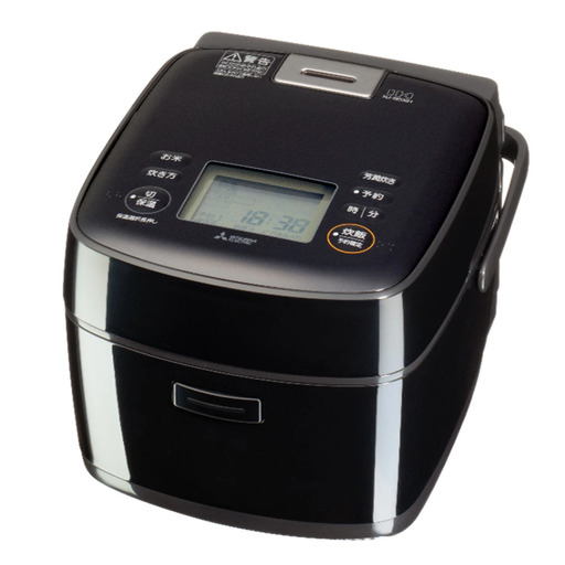 三菱IHジャー炊飯器 備長炭 炭炊釜（小容量タイプ） NJ-SE06H-B