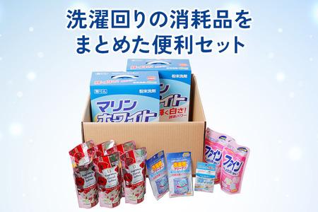 生活応援] ランドリーセットA (衣料用 粉末洗剤 液体柔軟剤 おしゃれ着