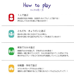 マリさんの英会話カルタ ： おもちゃ 英語教材 ボードゲーム | 京都府