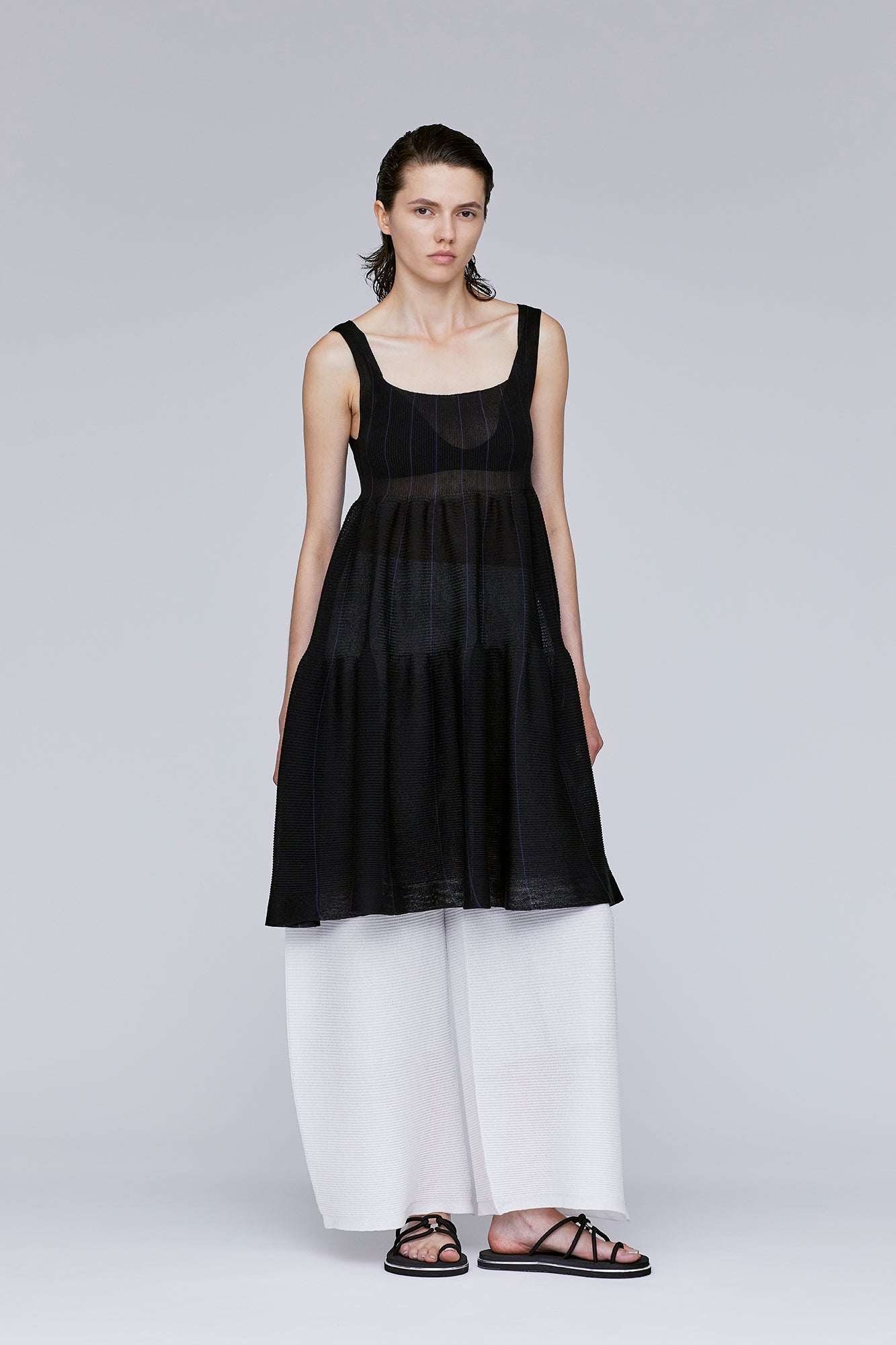 TC CASCADES SLEEVELESS MINI DRESS