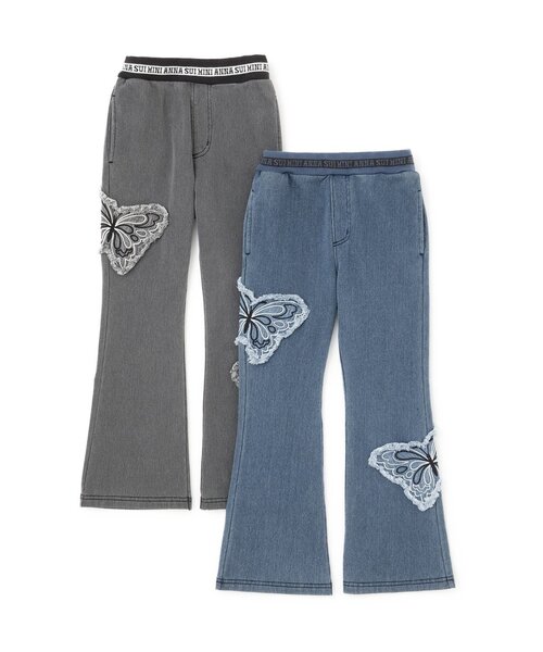 セール】【あったか】スタイルアップ蝶フレアパンツ（その他パンツ