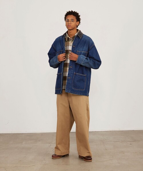 BUZZ RICKSON'S × BEAMS BOY チノパン BEAMS ベージュ チノパン BEAMS