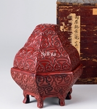 中国骨董品の堆朱（剔紅）の買取と鑑定・査定、オークション出品