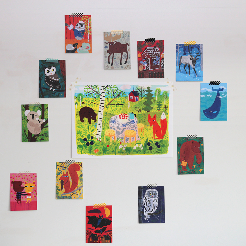 希少arabia veera♡マッティ・ピックヤムサ北欧ウッド作品直筆サイン