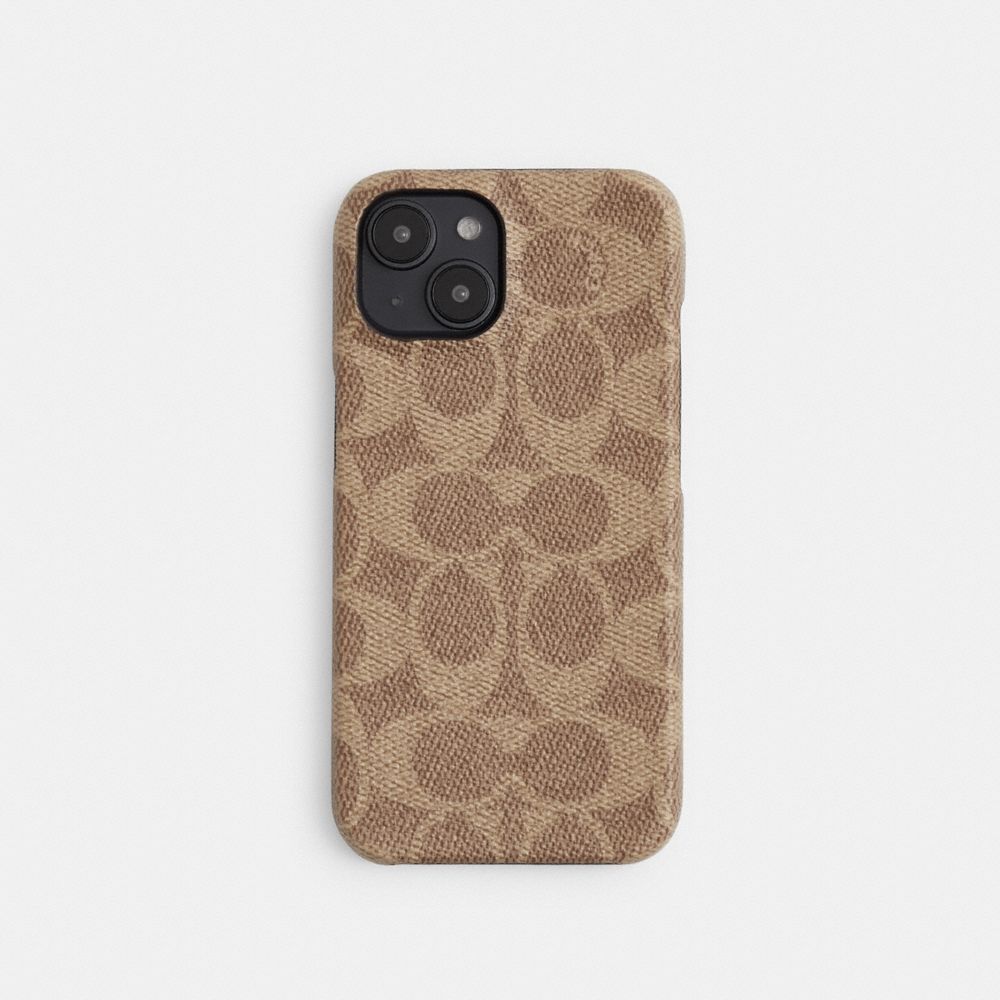 公式】COACH – コーチ | IPHONE 15 PLUS ケース・シグネチャー キャンバス