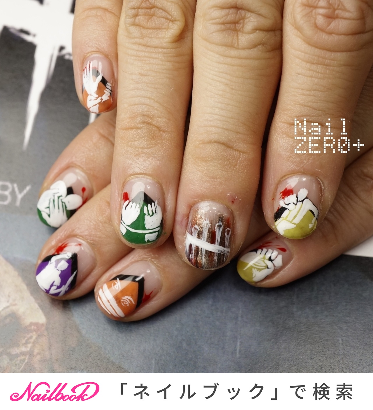 mfsix nail＊お値下げ不可ネイルパーツセット 多色 さまざまな形 mfsix