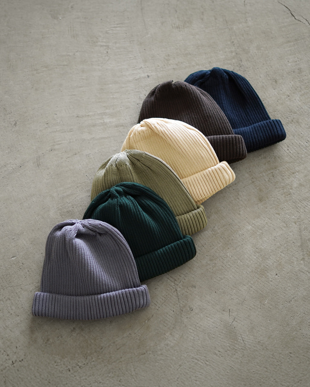 ロトト ROTOTO コットン ロールアップ ビーニー COTTON ROLL UP BEANIE